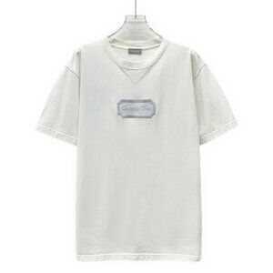 DIor White cotton crewneck T-shirt